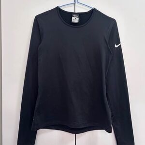 Nike Women's Black Long Sleeve Top